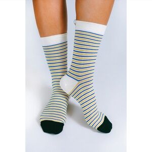 TAILORED UNION Baba Socks - Stripe Multi, Women's Sizes 6-10 (NWT, Retails $16)